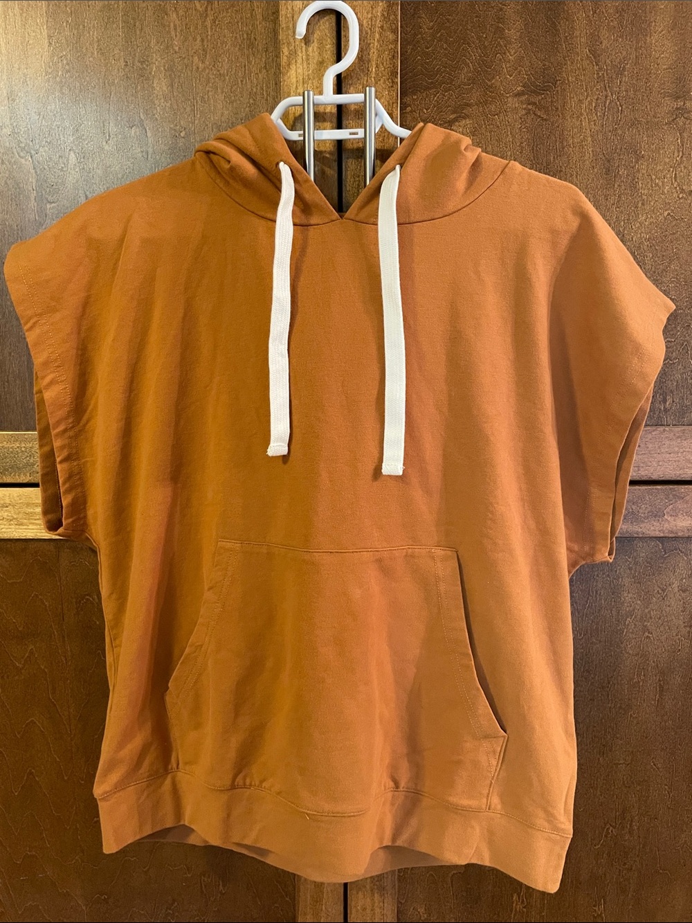 Zyia Camel Knockout Cinch Hoodie NWT